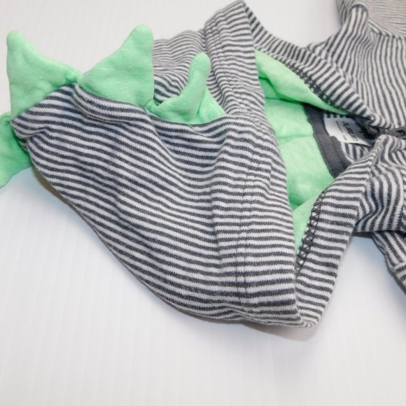 Carter's Newborn Dragon Dinosaur Full Zip Hoodie - Picture 6 of 8